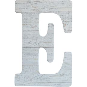 COLLECTIVE HOME - 12" Wood Letters for Wall Decor, Rustic Wall Sign, Decorative Hanging Alphabet Signs, House Number, Decorations for Wedding Birthday Housewarming Party, Washed White. (0)