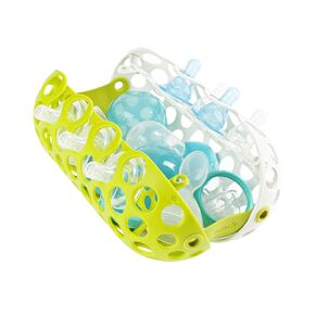 سلة غسالة الأطباق بمقبض من بون - سلة غسالة الأطباق بأجزاء زجاجات الأطفال - تخزين زجاجات الأطفال وتنظيف المنزل - أساسيات تغذية الطفل - رمادي in Kuwait