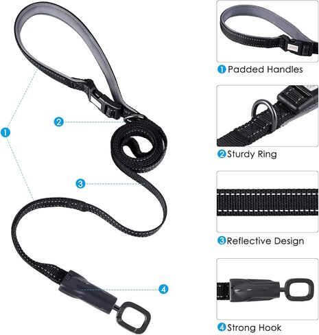 Dog Leash(Black) in Kuwait