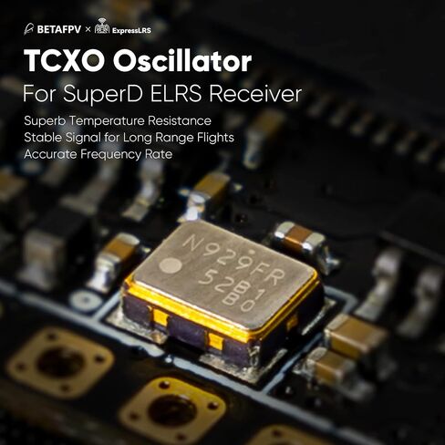 جهاز استقبال التنوع BETAFPV SuperD ELRS مع سلاسل RX مزدوجة وهوائيين، دعم تقنية TXCO، بروتوكول CRSF لطائرة FPV بدون طيار ذات أجنحة ثابتة، تصوير جوي طويل المدى، FPV Freestyle Tricks-915M in Kuwait