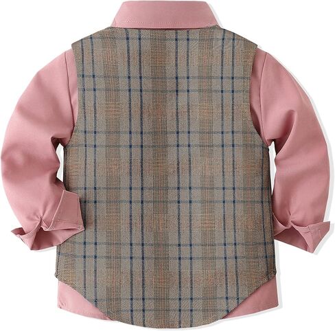 Baby Boys' 4-Piece Set with Dress Shirt, Vest, Pants, and Tie in Saudi Arabia