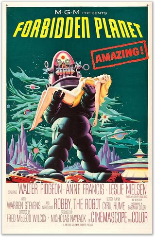 ملصق الفيلم الكلاسيكي لكوكب المحفور - مجموعة من 1 (11 بوصة في 17 بوصة) in Kuwait