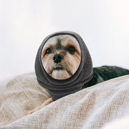 غطاء أذن شتوي للكلاب من LESYPET، غطاء أذن مهدئ للكلب، غطاء رأس لآذان القطط الهادئة لتخفيف القلق، حماية من الضوضاء، التزيين، مقاس صغير in Kuwait