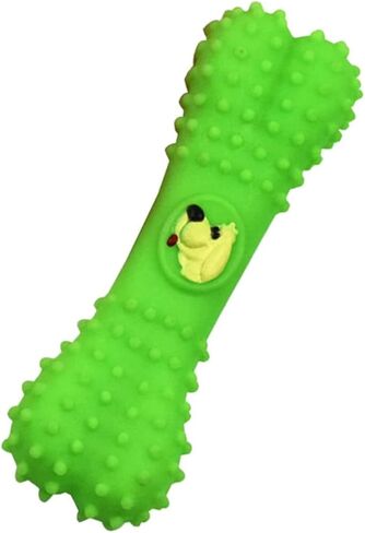 HUAZEXINX ألعاب تسنين الكلاب، ألعاب تسنين الجرو، ألعاب مضغ للكلاب، لعبة تنظيف أسنان الكلاب غير الصعبة، تصدر صوت صرير للمضغ العدواني، صغير متوسط ​​(لون عشوائي) in Kuwait