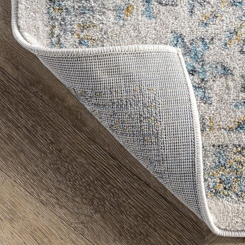 سجادة nuLOOM Verona ذات اللكنة الفارسية العتيقة، 3 × 5 بوصة، أزرق، مستطيلة، بسمك 0.35 بوصة in Kuwait