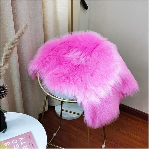 Faux Sheepskin Fur Fuzzy Furry Rugs, 2x3 Ft Rectangle Small White Furry Rugs, Bedside Fluffy Area Rug Fur Rugs for Bedroom, Living Room, Dorm Room, Photography in Saudi Arabia