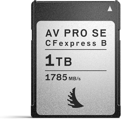 Angelbird - AV PRO CFexpress B SE - 1 تيرابايت - بطاقة ذاكرة CFexpress Type B - سعة شاملة - لإنتاج محتوى الفيديو والصور المتقدم - ما يصل إلى 12K+ RAW in Kuwait