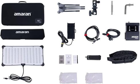 بساط LED مرن ثنائي اللون ابوتشر Amaran F21x بقدرة 100 واط من يو اس ستوك مع شبكة خلية النحل CRI 95+ CCT 2500K الى 7500K يدعم التحكم في تطبيق Sidus Link مدمج 9 اضاءة اف اكس in Saudi Arabia