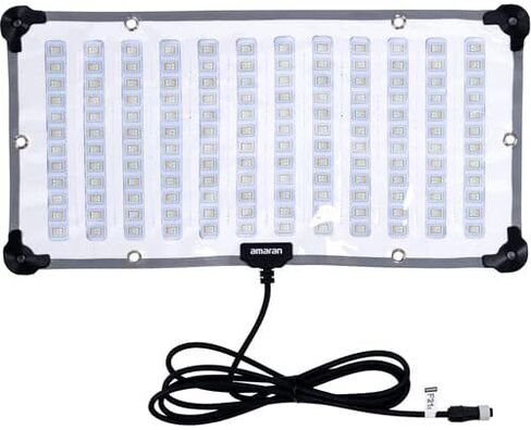 بساط LED مرن ثنائي اللون ابوتشر Amaran F21x بقدرة 100 واط من يو اس ستوك مع شبكة خلية النحل CRI 95+ CCT 2500K الى 7500K يدعم التحكم في تطبيق Sidus Link مدمج 9 اضاءة اف اكس in Saudi Arabia