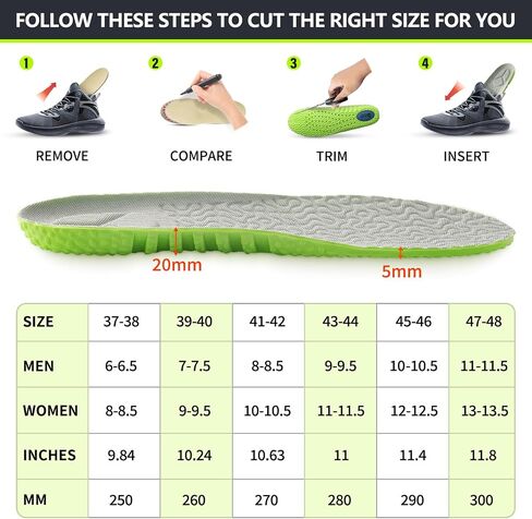 Shoe Insoles for Men and Women, Work Comfort Insoles for Work Boots and Shock Absorption,Best Insoles for Standing All Day, Shoe Inserts for Foot Pain Relief, Shoe Inserts for Women(2pairs) in Saudi Arabia