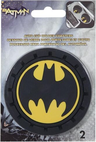 Plasticolor 001960R01 Batman Auto Car Truck SUV Cup Holder Coaster 2-Pack in Saudi Arabia