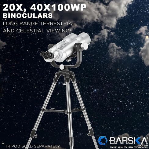 BARSKA AB12766 لقاء 16x70 تلسكوب مناظير جامبو مقاوم للماء لعلم الفلك ومشاهدة النجوم طويلة المدى in Kuwait