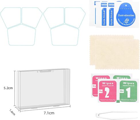 Craznick Lens Screen Protector for Dji Mavic 3 Pro/Mavic 3 Pro Cine Drone 9H HD Tempered Glass Screen Protector Film Anti-Scrach Anti-Fingerprint Anti-Bubble Anti-Dust 2 Set in Saudi Arabia