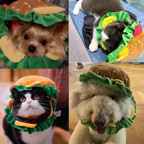 ANIAC Chef Dog Costume for Small Dog Funny Pet Clothes with Cook Hat and Navy Pet Collar Set White Cat Outfit for Halloween Cosplay Dressing Up (Small) in Saudi Arabia
