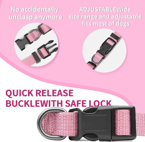 Pawhuggies Blue Dog Collar and Leash Set, Breathable Bamboo Fiber Adjustable Dog Collar and 4Ft Dog Leash for Small Dog Daily Walking in Kuwait