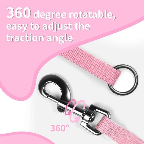 Pawhuggies Blue Dog Collar and Leash Set, Breathable Bamboo Fiber Adjustable Dog Collar and 4Ft Dog Leash for Small Dog Daily Walking in Kuwait