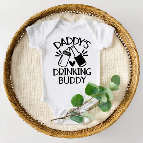 Bump and Beyond Designs Funny Baby Boy Father's Day Gift, Daddy's Drinking Buddy in Saudi Arabia