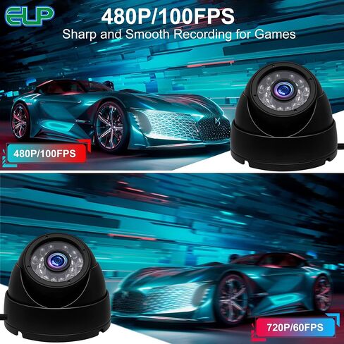 1080p Day Night Vision USB Camera IR Infrared Webcam with Dome Housing Home Surveillance CCTV PC Camera for Computer Mini UVC USB2.0 Waterproof USB with Camera Indoor Outdoor High Speed Camera in Saudi Arabia