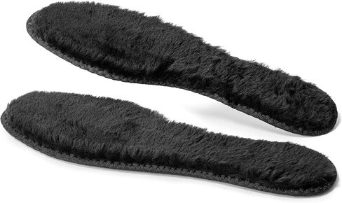 Arctic Lambskin Winter Shoe Insoles Set, 3 Pairs of Soft Bristle and Cotton Edge Shoe Inserts for Men & Women, Very Warm, 3 Pair Set, by Kaps (39 EUR / L8 US) in Saudi Arabia