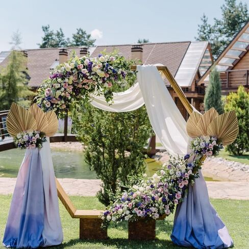 HAIOPS Dried Palm Leaves 6PCS Natural Tropical Dry Palm Spear Home Decor Kit in Kuwait