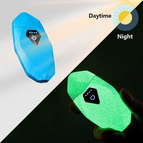 ولاعة بلازما SKRFIRE ولاعة كهربائية عديمة اللهب، ولاعة كهربائية قابلة لإعادة الشحن، ولاعة USB مقاومة للرياح، مفتاح لمس، مظهر أنيق، هدية جميلة (أبيض مضيء) in Kuwait