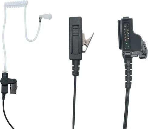TDYU سماعة أذن أنبوبية صوتية مع ميكروفون PTT سماعة أذن لاسلكية متوافقة مع موتورولا XTS5000 XTS2500 XTS3000 XTS3500 XTS5000 XTS1500 HT1000 MT1500 MTS2000 MTX2000 PR1500 in Saudi Arabia