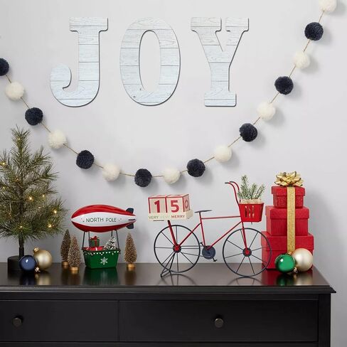 COLLECTIVE HOME - 12" Wood Letters for Wall Decor, Rustic Wall Sign, Decorative Hanging Alphabet Signs, House Number, Decorations for Wedding Birthday Housewarming Party, Washed White. (0) in Saudi Arabia
