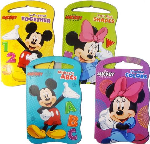 Disney Mickey and Friends Baby Beginner Board Books (Set of 4 Shaped Board Books) in Saudi Arabia
