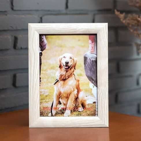 مجموعة إطارات صور Licorn مقاس 5x7 مكونة من 6 قطع، عرض 4x6 مع حصيرة أو 5x7 بدون حصيرة، مصنوعة من زجاج حقيقي عالي الدقة للتركيب على الحائط والطاولة، للكلب in Kuwait