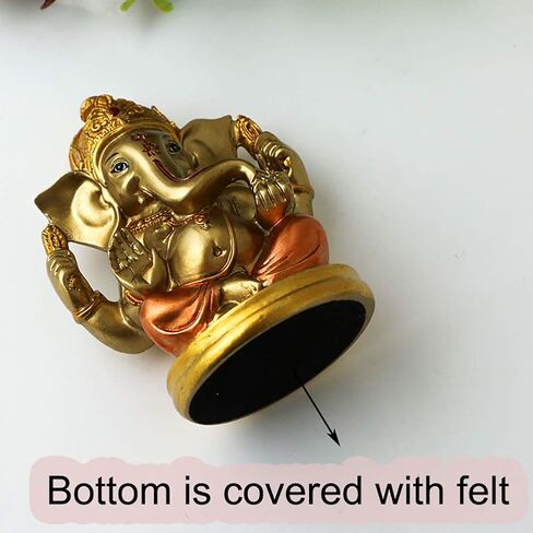 Indian God Lord Ganesha Statue - 5" H Hindu God Ganesh Idol for Diwali Gifts Meditation Yoga Room Altar Decoration Home Temple Mandir Pooja Item in Saudi Arabia