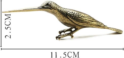 WINOMO Hummingbird Figurines Brass Bird Sculptures Tabletop Bird Statues Desktop Metal Art Decoration for Living Room Bedroom Office Cabinets Bronze in Saudi Arabia