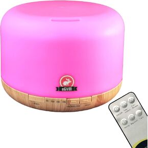 موزع روائح عطرية لطيف للاطفال سعة 500 مل، مرطب هواء هادئ لغرفة النوم مع جهاز تحكم عن بعد ومؤقت 4 اوضاع واضاءة LED بـ7 الوان وخاصية ايقاف التشغيل التلقائي عند نفاذ الماء in Kuwait