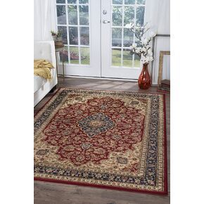 Kirsten Traditional Oriental Navy Runner Rug, 2' x 7' in Saudi Arabia