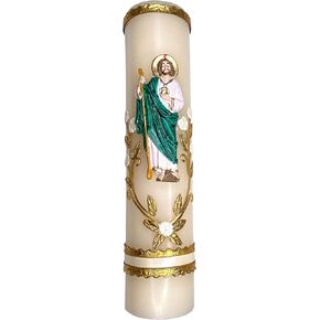 Saint Jude Handmade Candle Cirio De San Judas Tadeo Hecho a Mano