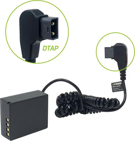 Wasabi Power DCC-BLH1 Dummy Battery DC Coupler with D-Tap Input for Olympus BLH-1 and Olympus OM-D E-M1, OMD EM1, Mark II III, E-M1X, E-M1 X, EM1X in Saudi Arabia