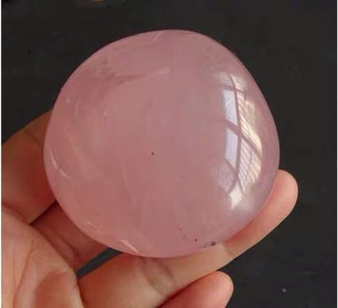 Natural Labradorite Palm Stone Worry Stones Purple Flash Irregular Sphere Healing Crystal Quartz Gemstone Pocket Stone for Reiki Chakra Balancing Decoration (Purple Flash Labradorite 20-50Grams) in Saudi Arabia