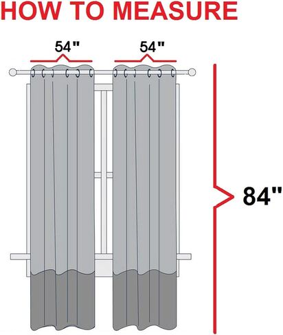 ستائر أنيقة من قماش الجاكار ذو مظهر أنيق مريح مع ستارة قصيرة مثبتة بطوية، مع جيب قضيب للمطبخ، غرفة النوم وغرفة المعيشة (137.16 سم × 213.36 سم، مجموعة من 2)، بيج in Kuwait