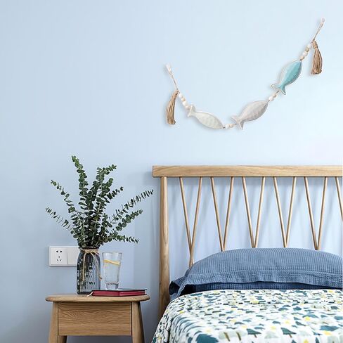 ديكور جدار سمكة خشبي عتيق، ديكور منزل البحيرة البحرية، سمك خشبي بحري، جدار معلق فني، ديكور الأسماك الساحلية، ديكور تحت عنوان البحيرة، ديكورات الأسماك البحرية للمنزل، غرفة نوم الحمام، منزل البحيرة (أ) in Kuwait