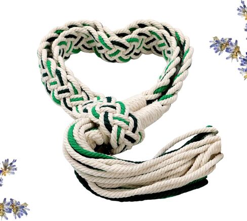 Wedding Lasso Handfasting Cord for Wedding in Natural Cotton Lazos para Boda Wedding Cord Traditional Celtic Pattern in Saudi Arabia