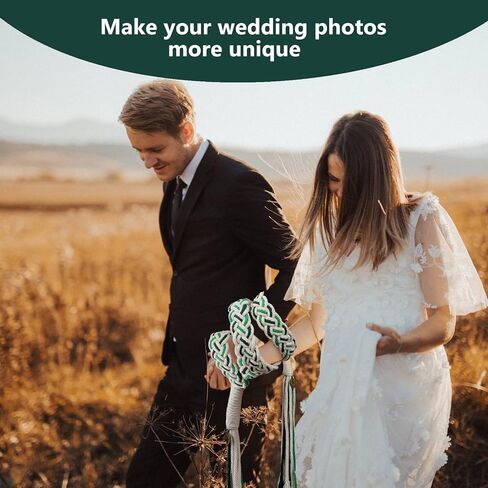 Wedding Lasso Handfasting Cord for Wedding in Natural Cotton Lazos para Boda Wedding Cord Traditional Celtic Pattern in Saudi Arabia
