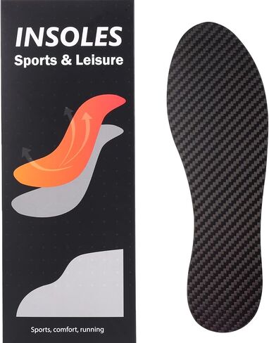 Carbon Fiber Insole for Men Women Rigid Carbon Fiber Shoe Insert Carbon Fiber Foot Plate for Hallux Rigidus Limitus, Turf Toe (9.85" / 250mm - Men's 7.5 / Women's Size 8.5, 1 Pc) in Saudi Arabia