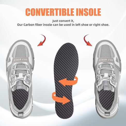 Carbon Fiber Insole for Men Women Rigid Carbon Fiber Shoe Insert Carbon Fiber Foot Plate for Hallux Rigidus Limitus, Turf Toe (9.85" / 250mm - Men's 7.5 / Women's Size 8.5, 1 Pc) in Saudi Arabia