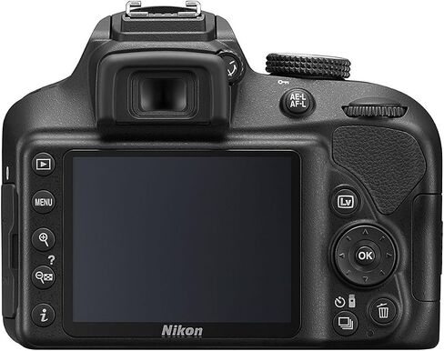 كاميرا Nikon D3400 2017 بدقة 24.2 ميجابكسل + عدسة AF-P DX NIKKOR مقاس 18-55 مم f/3.5-5.6G VR (أسود) (متجددة) in Saudi Arabia