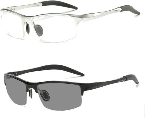 sports cycling full lens Reading Glasses Men Presbyopia Hyperopia Glasses Transition Sun Photochromic Sunglasses Reader in Saudi Arabia