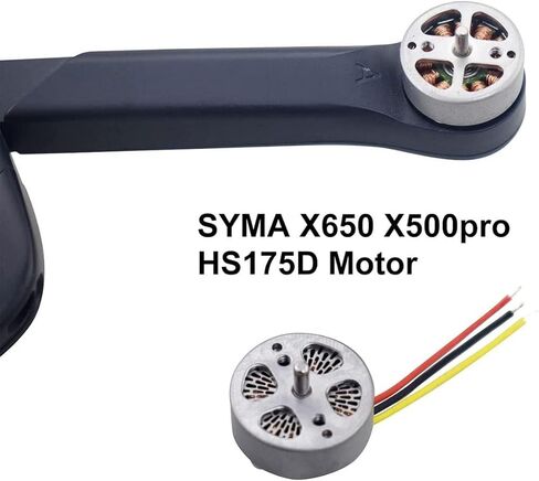 اكسسوارات 2 قطعة Quadcopter Drone فرش السيارات ل SYMA X650 X500pro HS175D التصوير الجوي للطي RC الطائرة بدون طيار أجزاء المحرك in Kuwait
