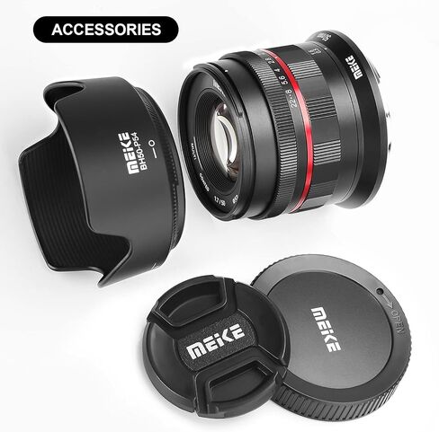 Meike 50mm F1.7 Full Frame Manual Focus Prime Lens Compatible with Canon RF Mount Cameras EOS-R EOS-RP R5 R6 in Saudi Arabia