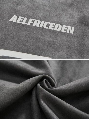 Aelfric Eden بلوزات كبيرة الحجم بياقة دائرية للرجال بلوفر برسومات عتيقة فضفاضة تناسب ملابس الشارع وأكمام طويلة in Kuwait