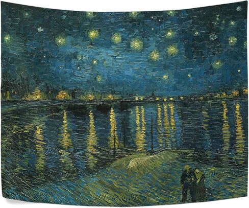 AHOMY Tapestry Wall Hanging, Claude Monet Weeping Willow Bedspread Picnic Bedsheet Blanket Wall Art Tapestry 60 X 40 inch in Saudi Arabia
