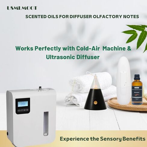 زيت USMLMOOT "Santal" العطري - رائحة موزع الهواء البارد والتكييف، روائح طبيعية فاخرة، مزيج زيوت ناشر للعلاج العطري، زيوت عطرية مستوحاة من المنعشة (100 مل) in Kuwait