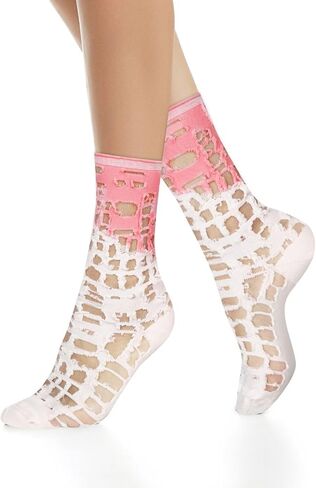 جوارب Benefeet Sox النسائية للكاحل من شبكة صيد السمك، جوارب مضحكة ومجنونة وجديدة مفرغة من القماش الشبكي، جوارب رياضية من القطن in Saudi Arabia
